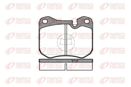 Bremseklosser REMSA 0131.00 Bremseklosser REMSA 0131.00