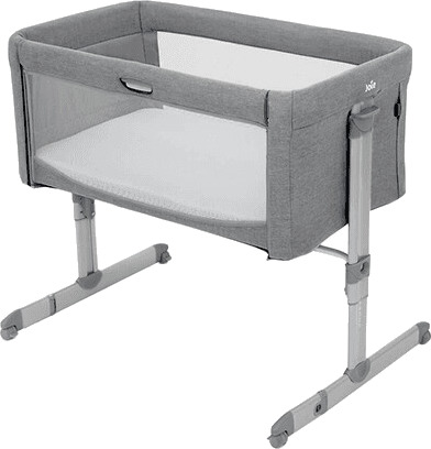 Joie Roomie Bedside Crib Grey Flannel Joie Roomie Bedside Crib Grey Flannel