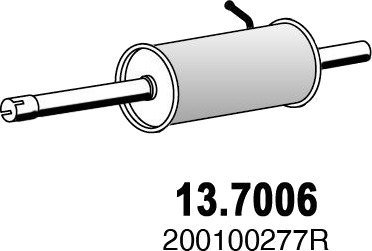 Bakre eksospotte ASSO 13.7006