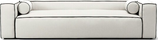 Decotique Grand Hue 3 Seter Sofa Steam White / Mine Graphite