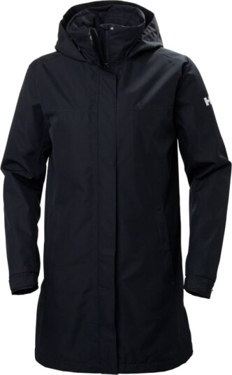 Helly Hansen Aden Long Insulated Regnkåpe Dame Navy 48(4XL)