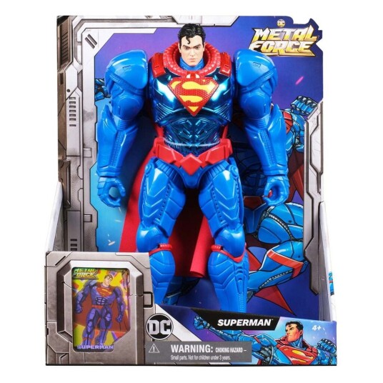 DC Comics Superman Metal Force XL Actionfigur 30 cm Bevegelige Ledd DC Comics Superman Metal Force XL Actionfigur 30 cm Bevegelige Ledd