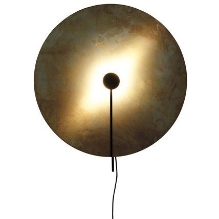 Sol Vegglampe Rå Messing / Matt Black 90 cm