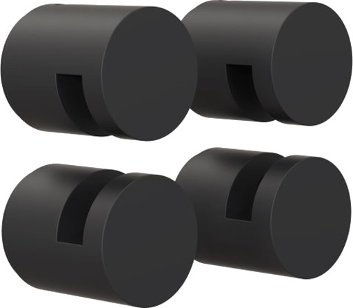 Frost NOVA2 speilholder 3, t/3-6mm speil, matt svart