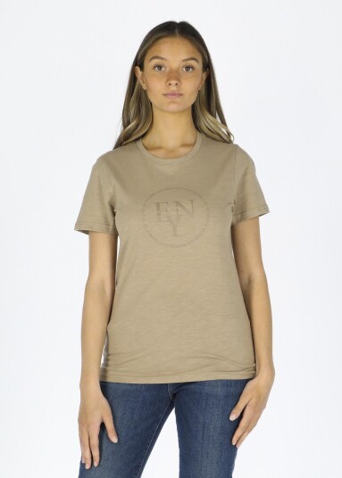 Ellen New York Miami Tee W Savannah Beige 40 T Shirts Ellen New York Miami Tee W Savannah Beige 40 T Shirts
