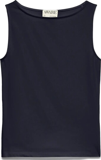 Vero Moda Awcarla Boatneck Tank Top   Navy   XL
