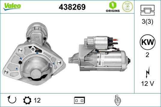 Starter VALEO 438269 Starter VALEO 438269