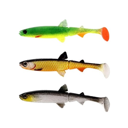 3-pack Mixade Färger Westin Hypoteez Shadtail 9cm 5g
