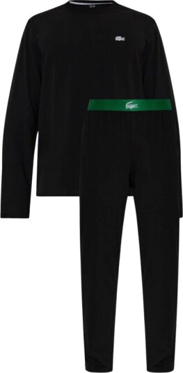 Lacoste Herre Natt og Loungeklær Svart S,