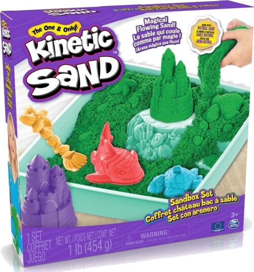Kinetic Sand Sandbox Set Green 6067479 Kinetic Sand Sandbox Set Green 6067479