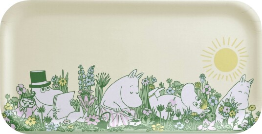 Muurla Moomin In the garden 22x43 cm Brett
