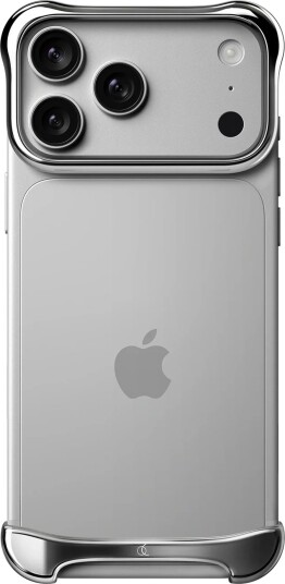 Arc Pulse Deksel i Aluminium til iPhone 18 Pro Sølv