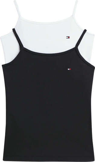 Tommy Hilfiger 2 Pack Cotton Cami Top White 140 152
