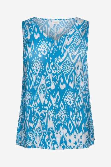 Only Carmakoma Topp carMarrakesh Life SL Top Blå
