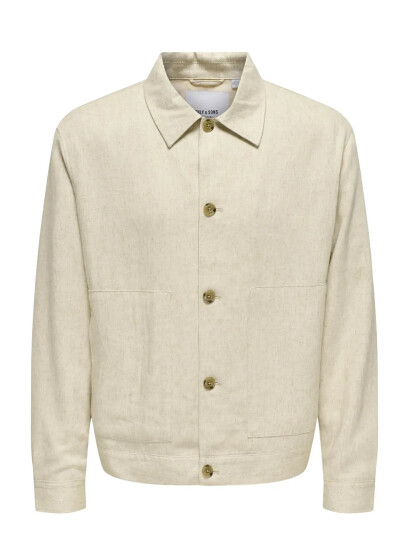 ONLY & SONS -Onseliot Structure 0075 Jacket Cs - Beige - S