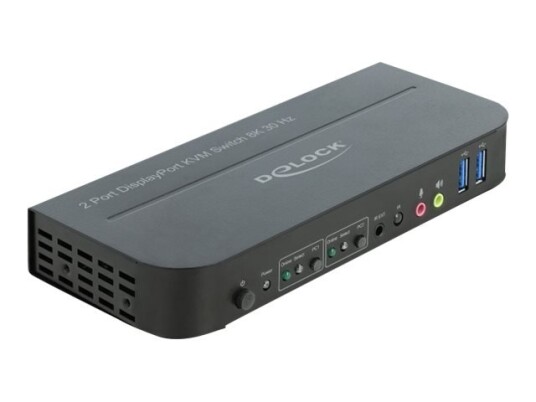Delock Displayport 1.4 Kvm Switch 8K 30 Hz With Usb 3.0 And Audio - Kvm / Lyd / Usb-Svitsj - 2 X Kvm/Lyd/Usb - 1 Lokalbruker - Stasjonær Delock Displayport 1.4 Kvm Switch 8K 30 Hz With Usb 3.0 And Audio - Kvm / Lyd / Usb-Svitsj - 2 X Kvm/Lyd/Usb - 1 Lokalbruker - Stasjonær