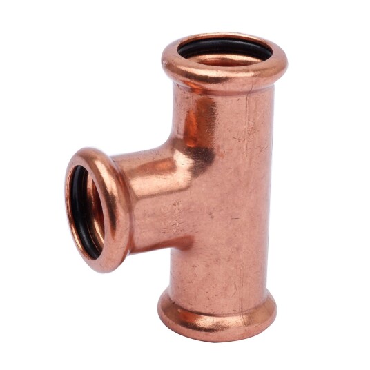 Altech CU T rør Pressfitting 12–54mm 22mm