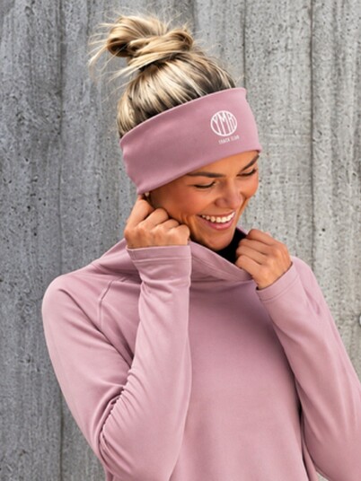 YMR Track Club Siljan Thermal Headband Rosa ONE SIZE