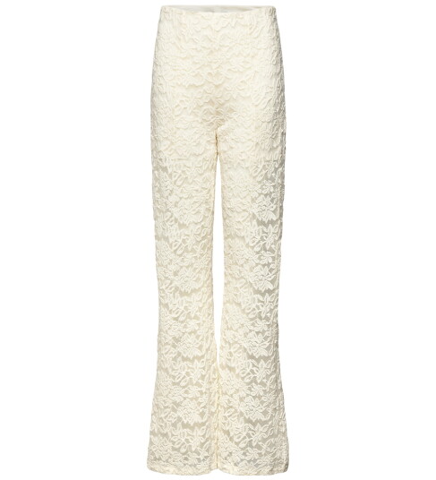 Rosemunde Kids Rkdelicia Lace Mw Lace Trousers Cream 176