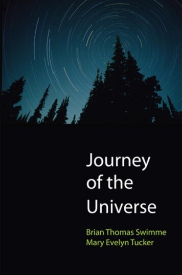 Journey of the Universe Journey of the Universe