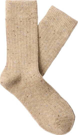 Selected Slwnasha Wool Blend Sock OATMEAL One Size
