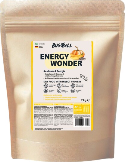 Bugbell Tørrfôr Tørrfôr Energy Wonder Sparepakke 4 X 7 kg Bugbell Tørrfôr Tørrfôr Energy Wonder Sparepakke 4 X 7 kg
