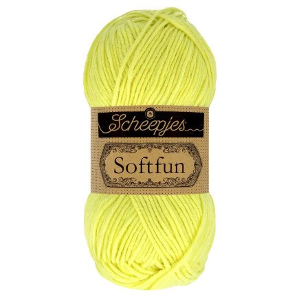 Scheepjes Softfun Garn Unicolor 2638 Soft Lim Scheepjes Softfun Garn Unicolor 2638 Soft Lim