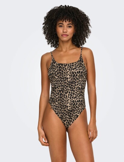 ONLY Onljulietta Padded Swimsuit Swm Acc Brown M