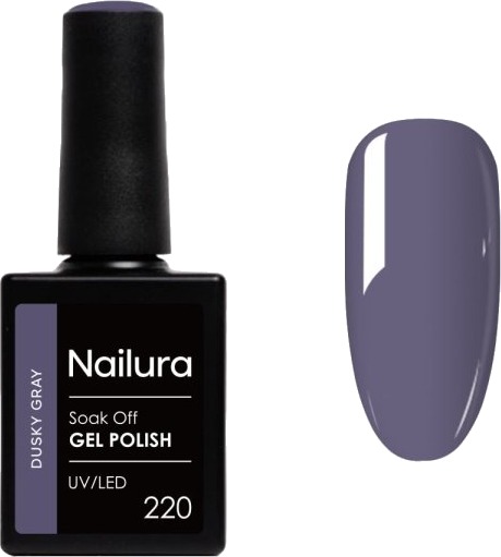 Nailura Gelpolish 220 – Dusky Gray – 10 ml Nailura Gelpolish 220 – Dusky Gray – 10 ml