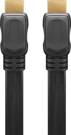 Goobay Høyhastighets HDMI™-kabel Slim med Ethernet HDMI™-kontakt (type A) > HDMI™-kontakt (type A) 1 m Goobay Høyhastighets HDMI™-kabel Slim med Ethernet HDMI™-kontakt (type A) > HDMI™-kontakt (type A) 1 m