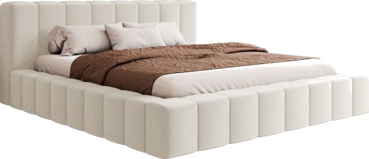 Orvinel Sengeramme 200x200 cm med Oppbevaring Hvit