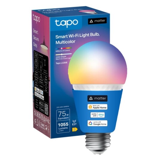 TP Link Tapo Smart RGB LED Pære 1100 Lumen E27