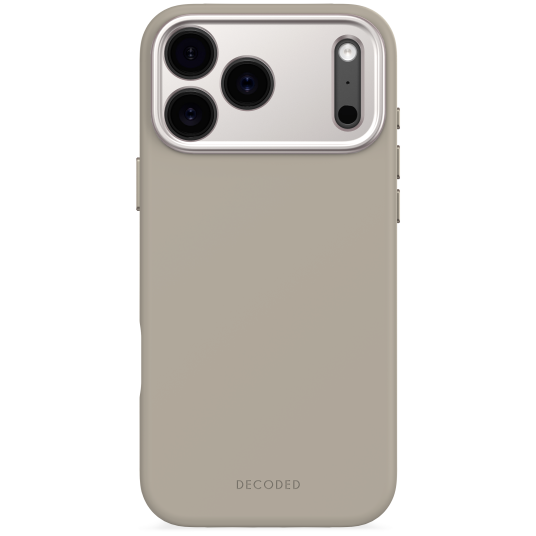 Decoded BackCover MagSafe Silikondeksel til iPhone 17 Pro Max   Soft Taupe
