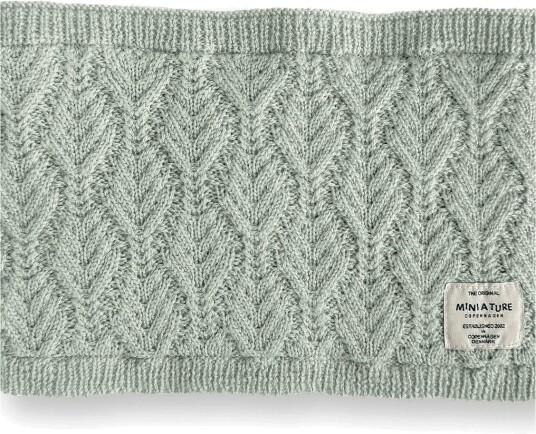 MINI A TURE Matgoi Fleece Lined Neckwarmer. Rws - SLATE GRAY - S