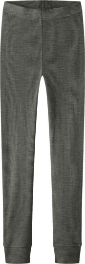 Name It Nknwax Ull Rib Leggings Merinoull Barneklær Mulled Basil 134-140