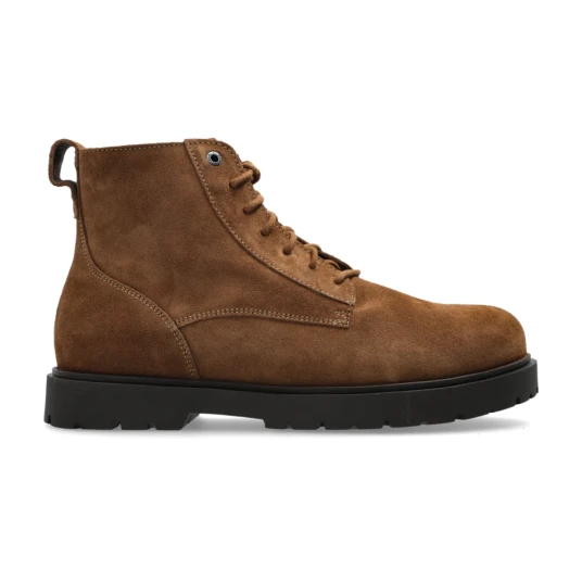 BIRKENSTOCK Highwood Suede Lace Boot Dark Tea