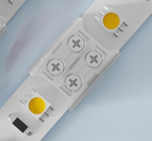 LED stripe samler 10mm enkeltfarget IP20 5V 24V