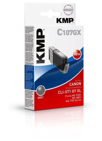Kmp C107gx Grå Pigmentbasert Blekk 11 Ml 715 Sider
