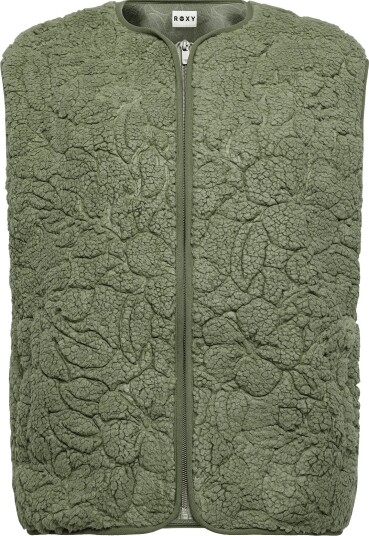 Roxy Best Town Vest   OIL GREEN OUTLINE MO   L