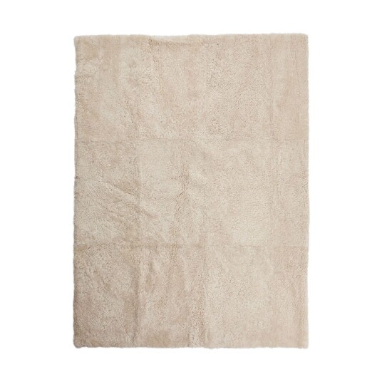 Natures Collection Designergulvteppe Korthåret New Zealand Beige 200x300 cm