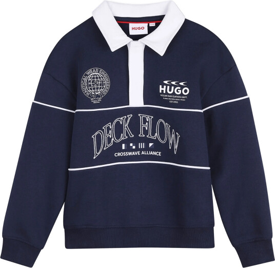 Hugo Kids Sweatshirt Navy 116