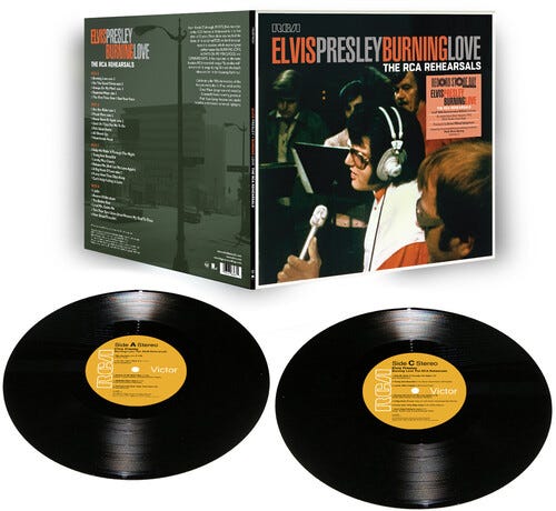 Elvis Presley  Burning Love (The RCA Rehearsals)  LP/Vinyl