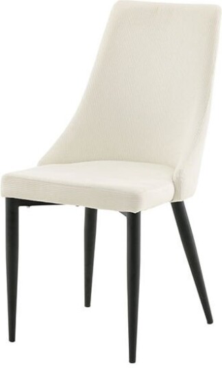 Leone spisestuestoler fløyel beige.