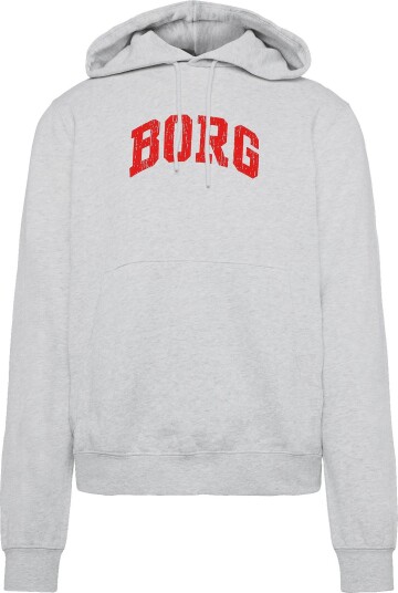 Björn Borg Borg Classic Print Hoodie   ULTRA LIGHT GREY MELANGE   XXL