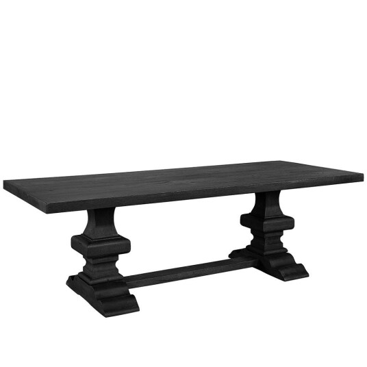 Artwood Spisebord Paris 100X240 330 Cm Svart