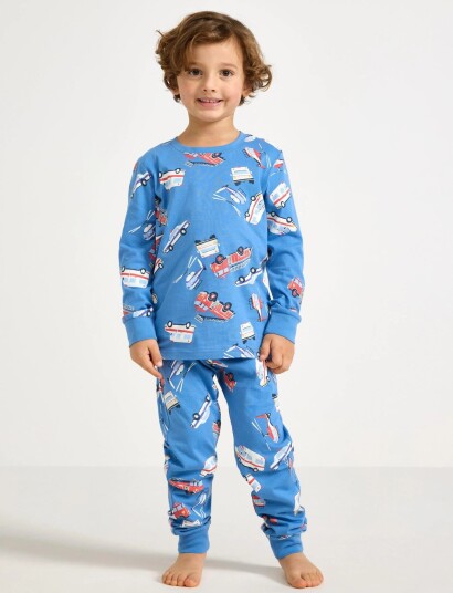 Lindex Pyjama Set Blue 92
