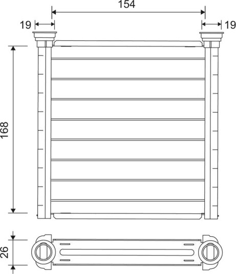 Varmeapparat register VALEO 811649