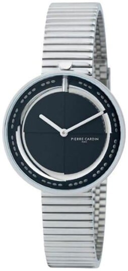 Pierre Cardin Dameklokke CMA.0008 Marais Mirror Blå/Stål Ø32 mm