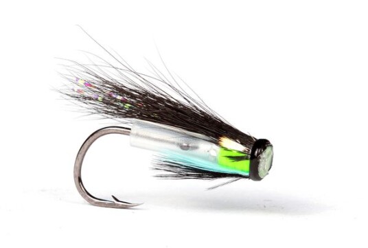 Umpqua Flies Hitch Tube Langa Fancy 15mm Black/green
