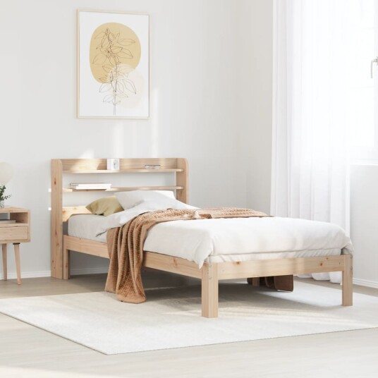  Sengeramme med hodegavl 90x200 cm heltre furu 3306782